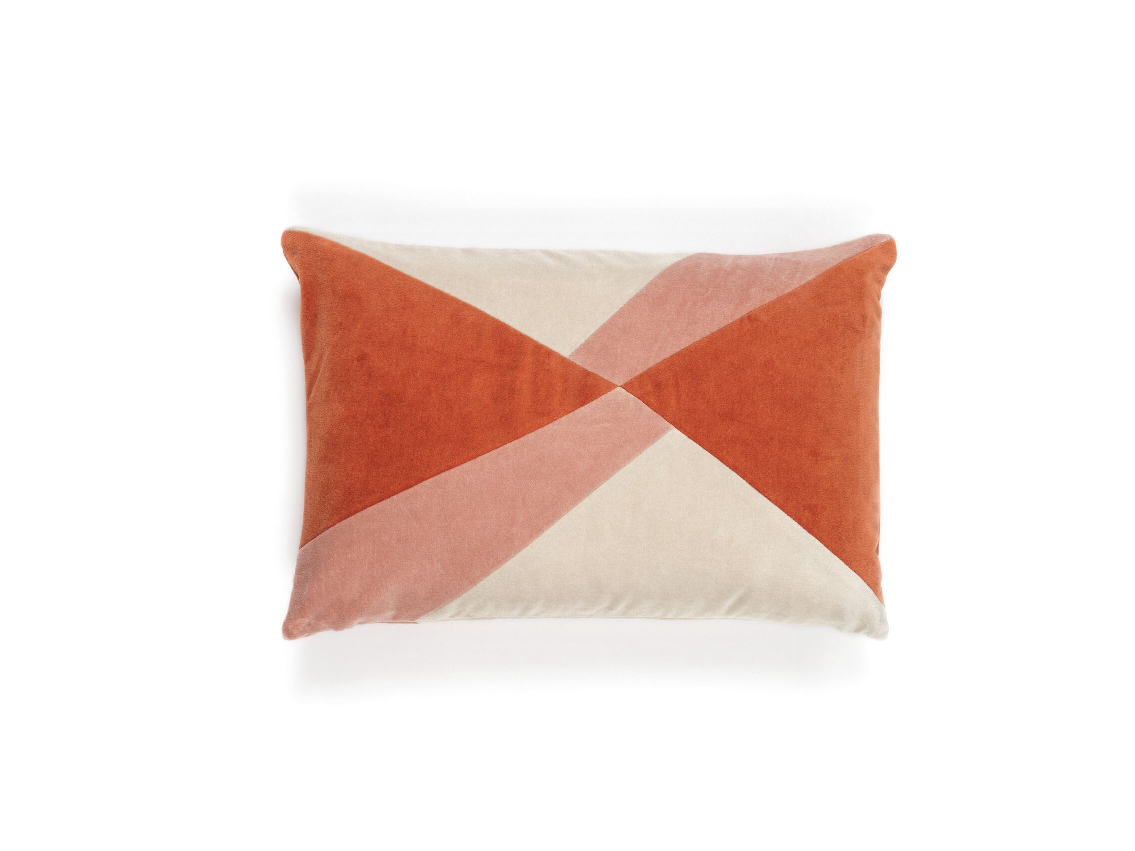 Бархатная подушка с геометрическим рисунком Élitis CLIO ARCH-00143022 - Вид №5