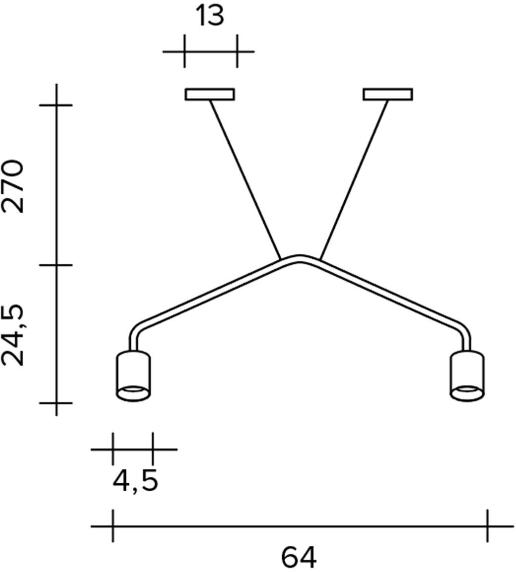 Urban Светодиодный подвесной светильник из алюминия Caos 1715.30 - 32 - Вид №6
