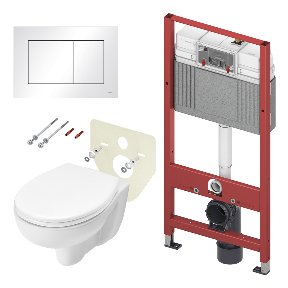 9400413.WC1 Комплекты из инсталляций, панелей смыва и унитазов ТЕСЕ V04 Tece 