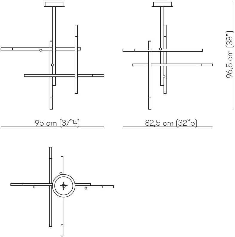 VeniceM Люстра из никеля с диммером Kitami sun-id-1411526 - Вид №6