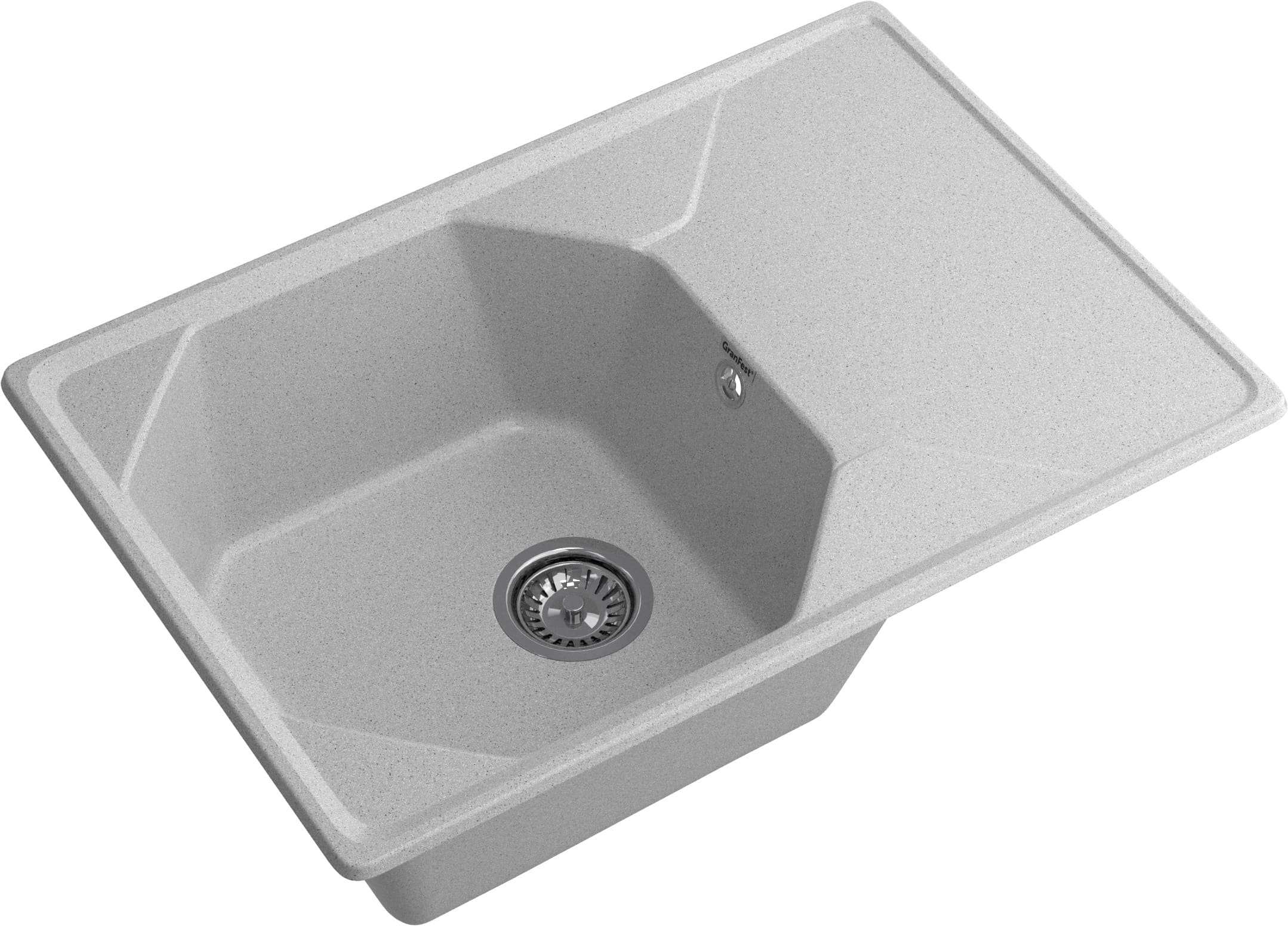 Кухонная мойка Искусственный камень UNIQUE S182 GranFest U-740L-S182 - Вид №2