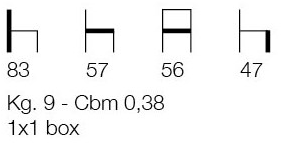 Blifase Стул из мягкой ткани Alba sun-id-1385169 - Вид №2