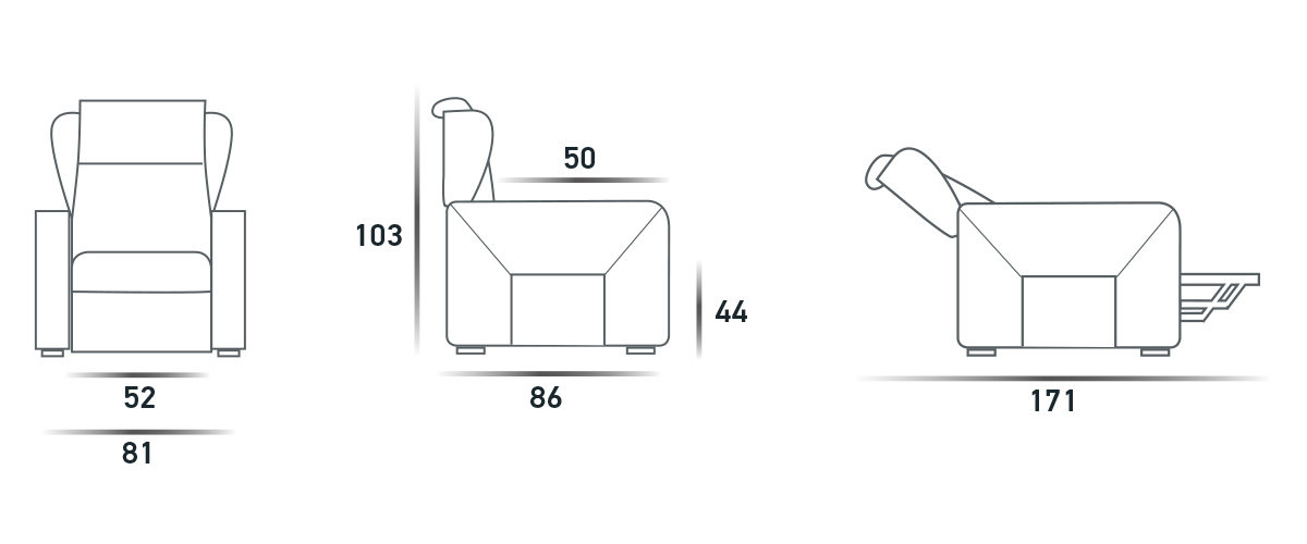 Кресло-Подъемник Lift-Relax 2 Motori  Spaziorelaxitalia  Onda Onda Lift-Relax 2 Motori  - Вид №4