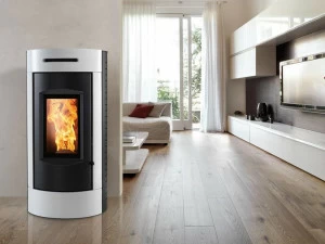 CAMINETTI MONTEGRAPPA Настенная печь на стальных гранулах Tour