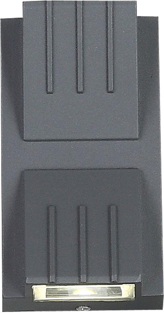 Уличный настенный светодиодный светильник ST Luce Smuso SL092.701.02 ST LUCE SMUSO 272518 Серый  - Вид №1