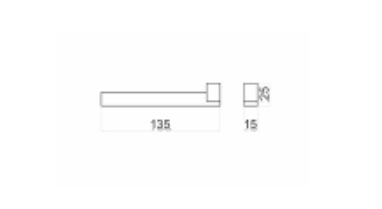 PE500801010 Держатель туалетной бумаги Webert Pegaso - Вид №1