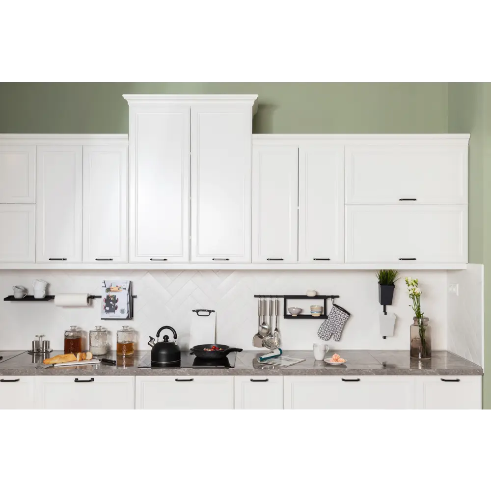 Фасад кухонный Delinia ID белый МДФ с тонкой рамкой 39.7x38.1 см 82011424 Реш STLM-0017530 - Вид №7