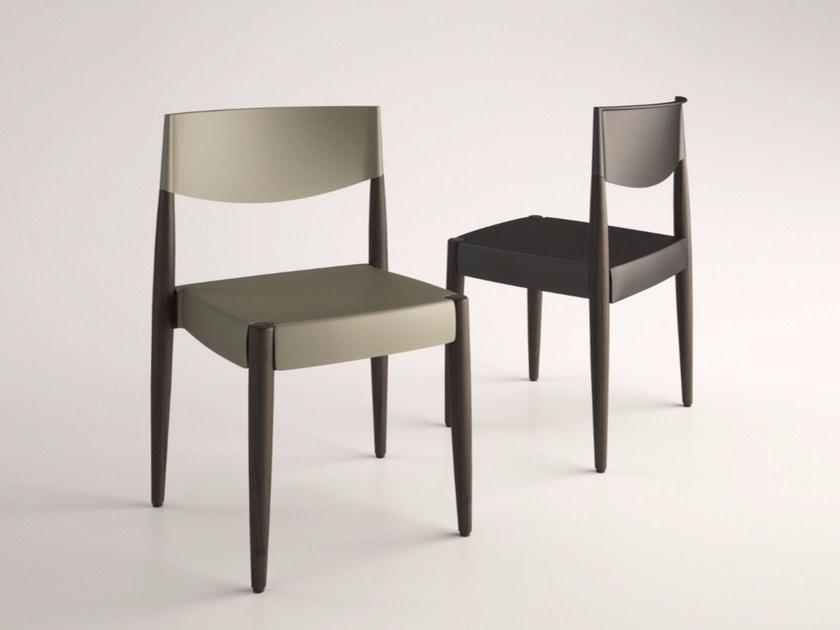 ALMA DESIGN Штабелируемый стул из дерева и полипропилена Virna sun-id-1447242 - Вид №1