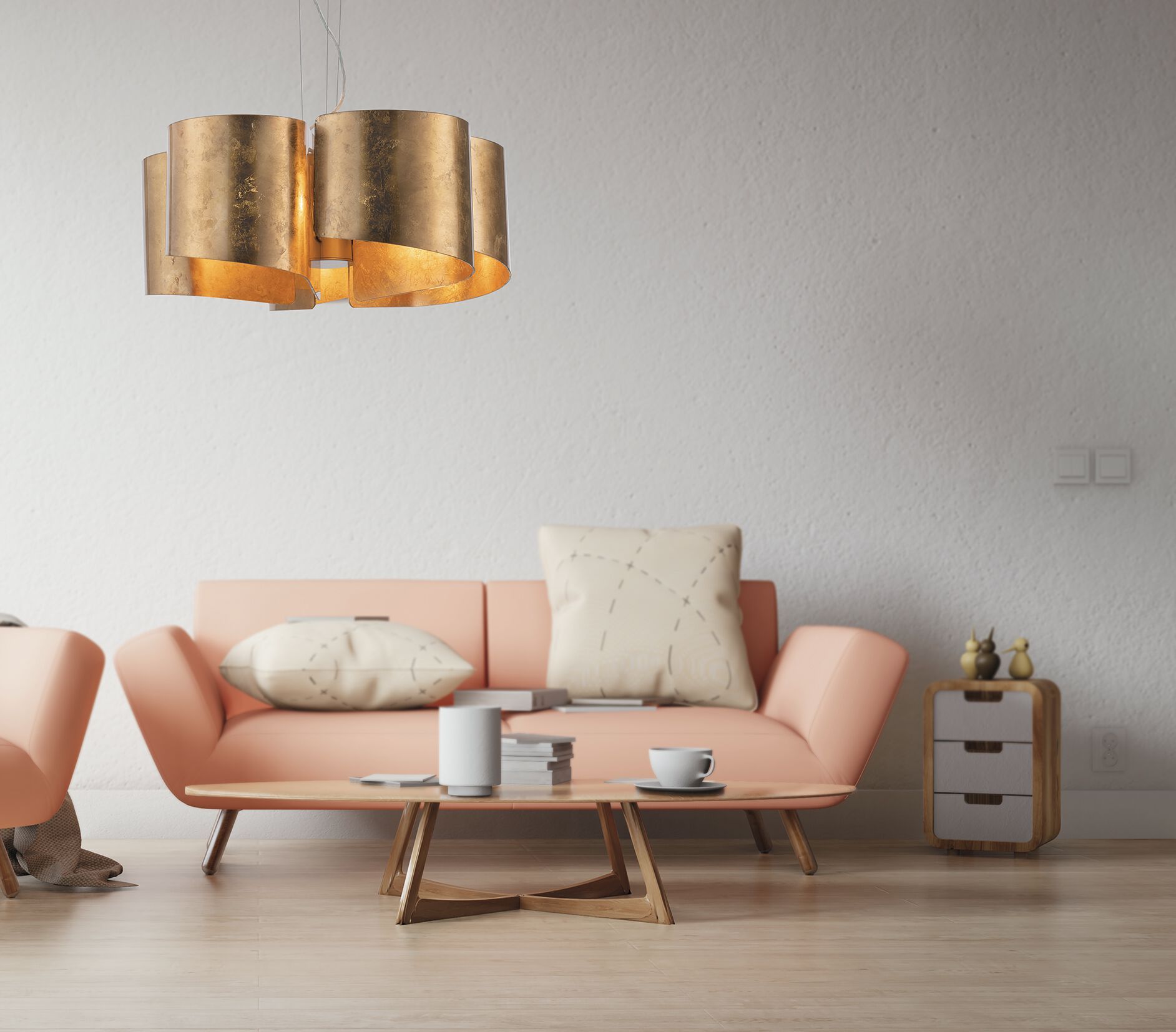 Стеклянный подвесной светильник Fan Europe Lighting дизайн окружающего света ARCH-00133442 - Вид №3