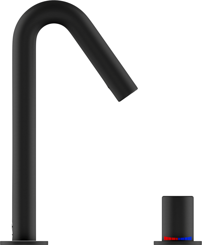 R321-N Сенсорный смеситель с палубным монтажом и рычагом регулировки температуры