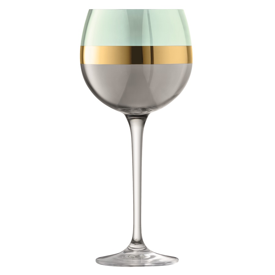 Набор из 2 круглых бокалов 525 мл зеленый Bangle LSA INTERNATIONAL ДИЗАЙНЕРСКИЕ 00-3863235 Зеленый  - Вид №2