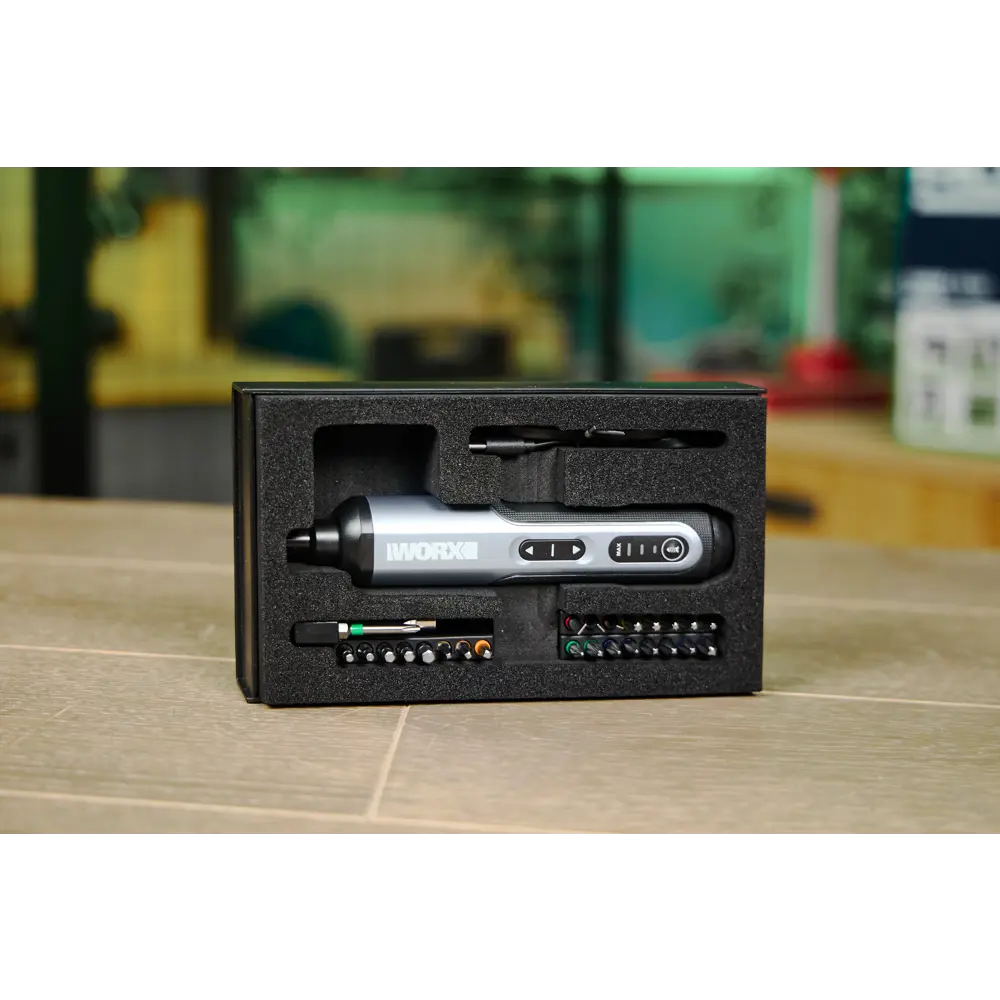 Аккумуляторная отвертка Worx WX240.1 с набором бит и подсветкой 89410210 STLM-1566734 - Вид №14