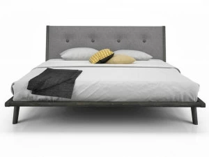 Huppé Кровать двуспальная из березы с тафтинговым изголовьем Miles 9849-20-53-21ub