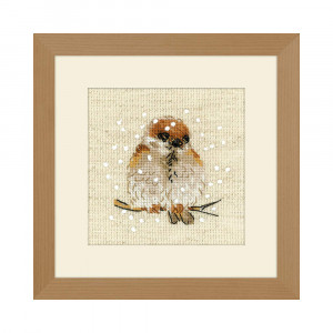 1680 Набор для вышивания Воробушек 10 х 10 см RIOLIS Сотвори Сама