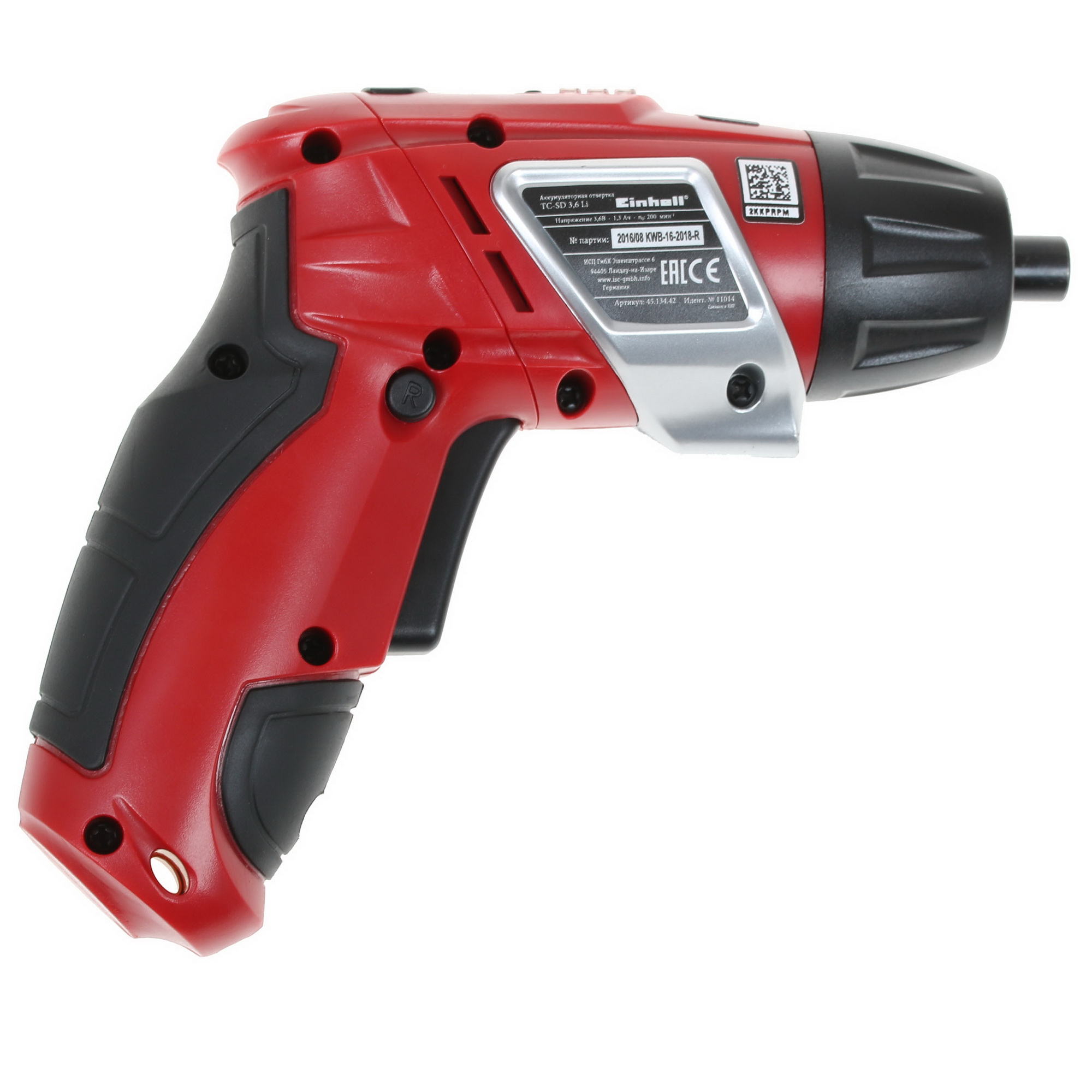 Аккумуляторная отвертка Einhell TC-SD 3.6 Li 7999266 STDN-0040760 - Вид №1