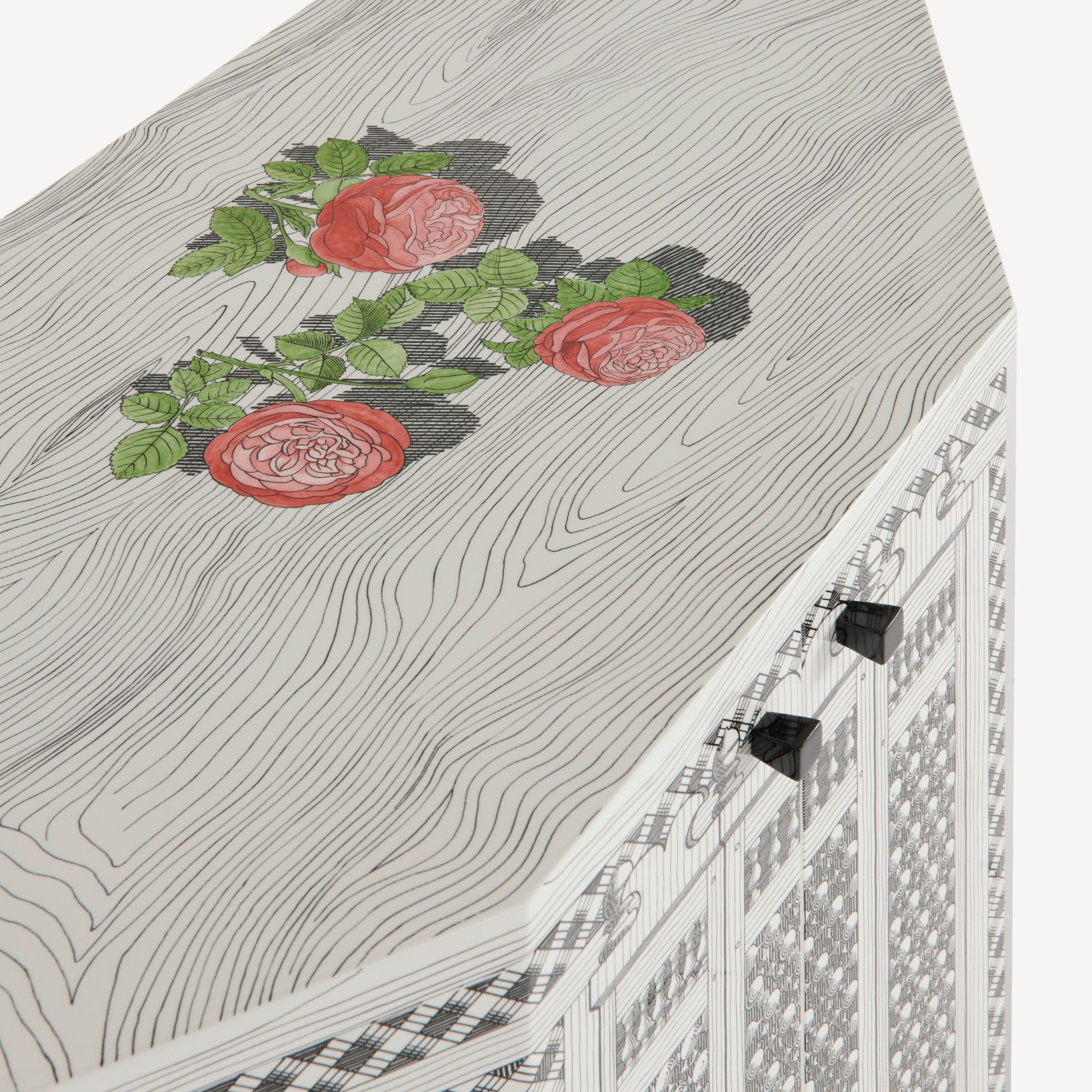Маленький шкаф Fornasetti Musciarabia con rose ARCH-00077648 - Вид №3