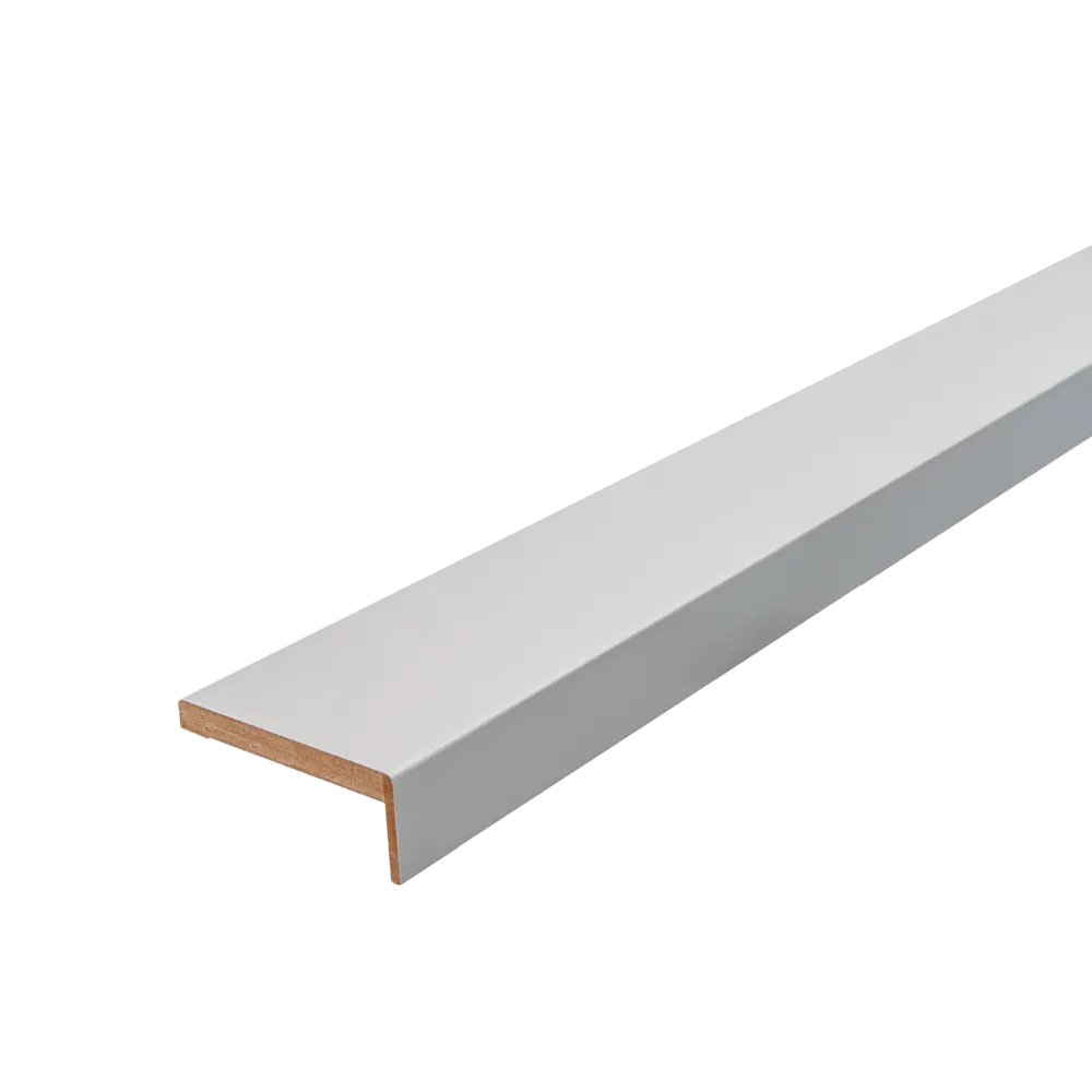 Телескопический наличник Борно 2450x70x8 мм ПЭТ серый (5 шт.) 89423503 PORTIKA STLM-1579167