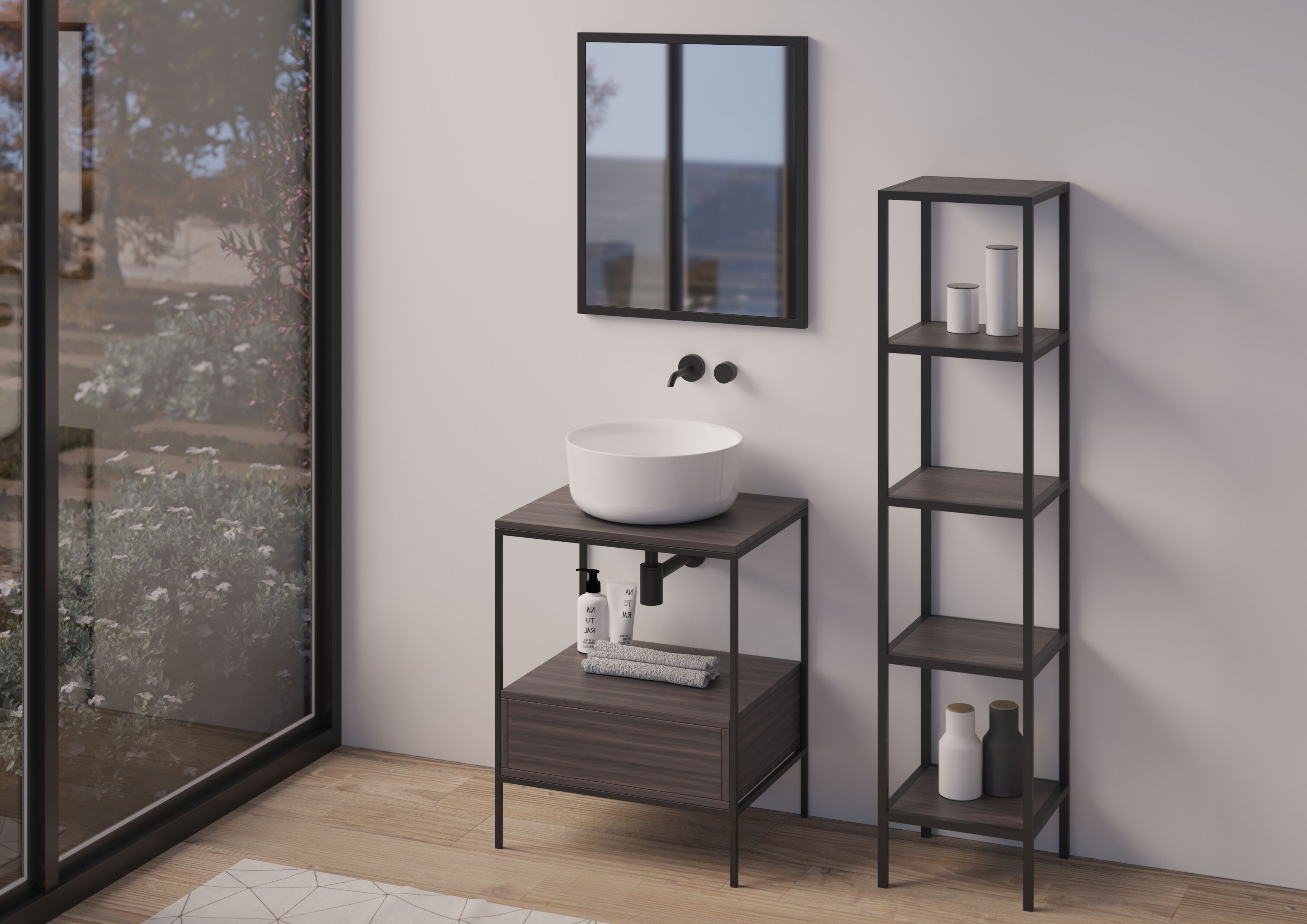 Напольная раковина с выдвижными ящиками GSG Ceramic Design OSLO ARCH-00148655 - Вид №3