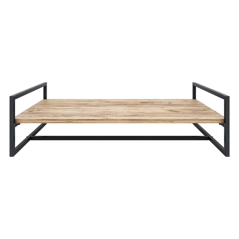 Настенная полка 80x45х22 см металл цвет черный 89411721 STLM-2141553 Santreyd  - Вид №3