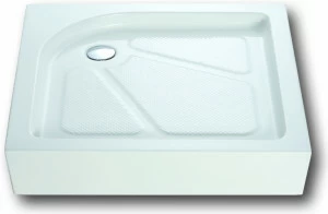 Акриловый поддон с регулируемыми по высоте ножками С сифоном в комплекте. Диаметр отверстия 90mm. Антискользящая поверхность дна Type-S2 P19 bravat