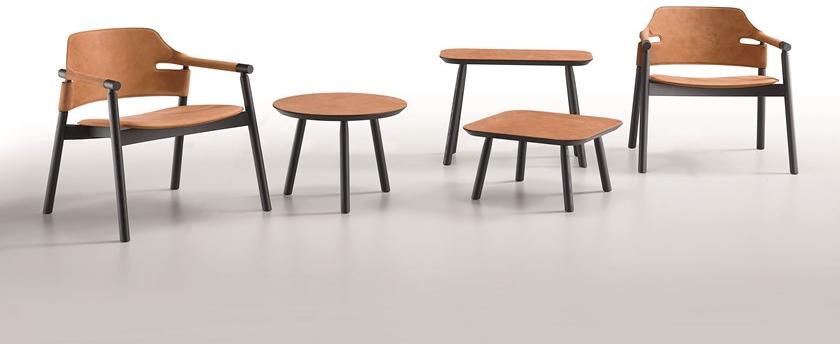 Midj Кожаное кресло с подлокотниками Suite sun-id-1462939 - Вид №1