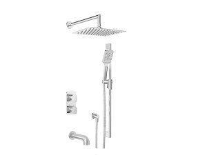 Набор термостатических встраиваемых ванн с ручным душем