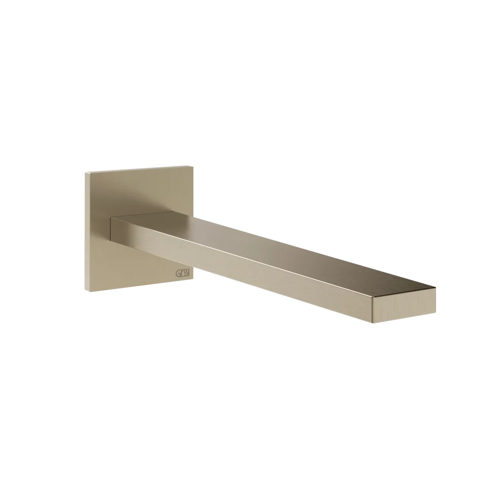 Носик для умывальника 73104 149 Gessi Inverso МАТОВЫЙ НИКЕЛЬ FINOX 73104149