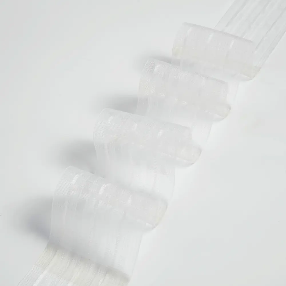 Собирающая тесьма для штор цвет прозрачный 1 м СТОЛИЦА ТЕКСТИЛЯ STLM-2211879 - Вид №4