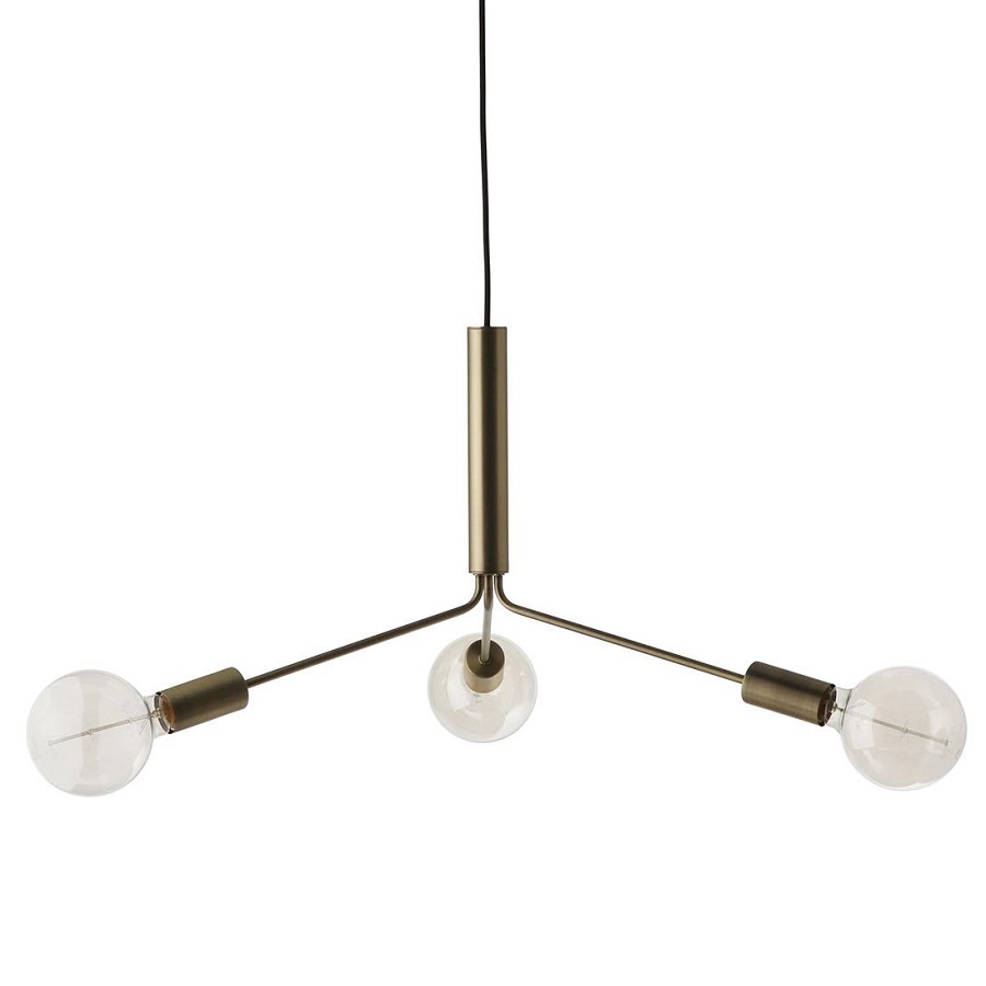 116618405001 Люстра grand metro, 127хD54 см, матовая античная латунь Frandsen 