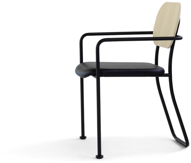 Blå Station Мягкое кожаное кресло с подлокотниками Åhus Bla Station sun-id-1485221 - Вид №16