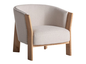 Тканевое кресло с подлокотниками