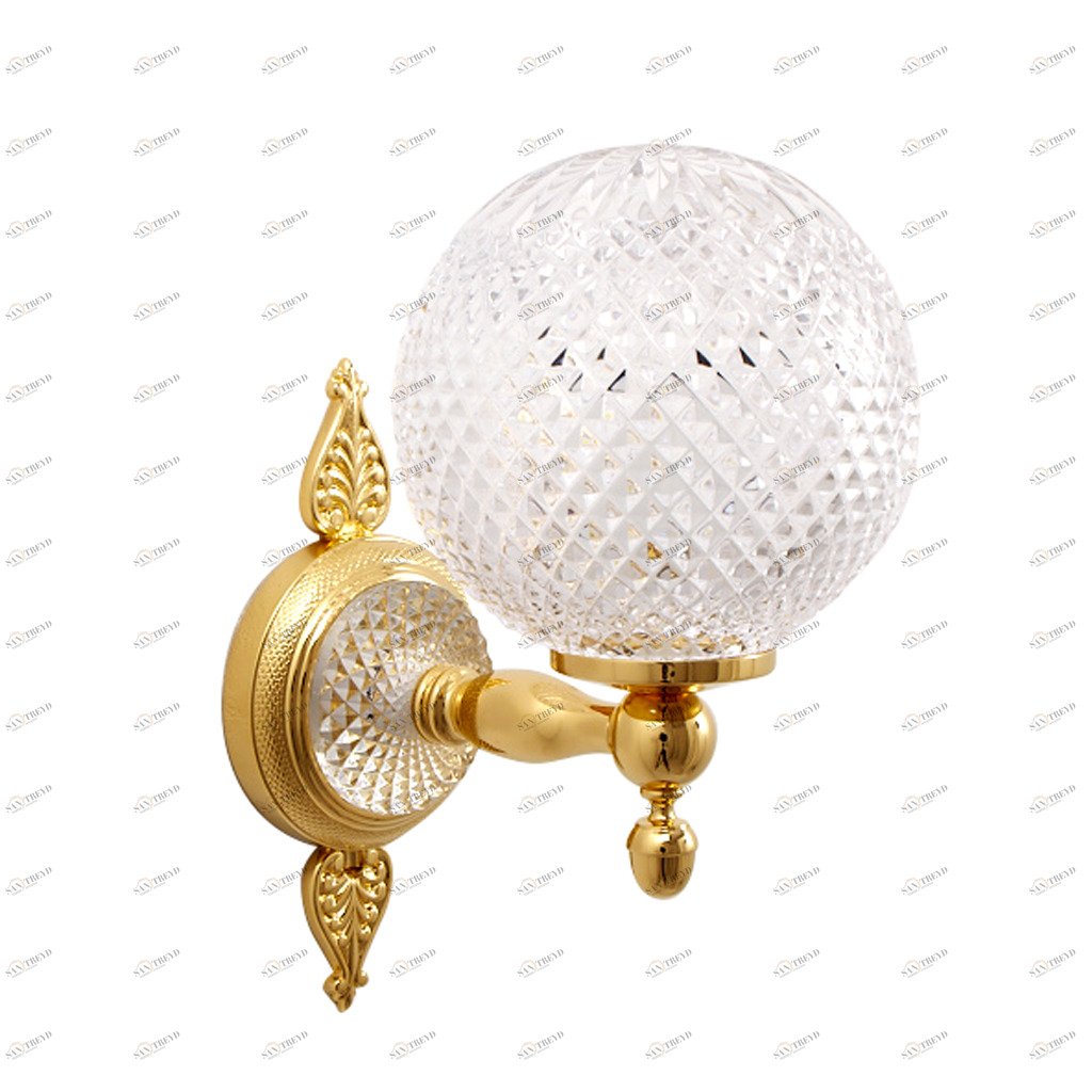 C46-523 C46-523 Настенный светильник Пылающий лебедь Cristal & Bronze CYGNE FLAMANT 