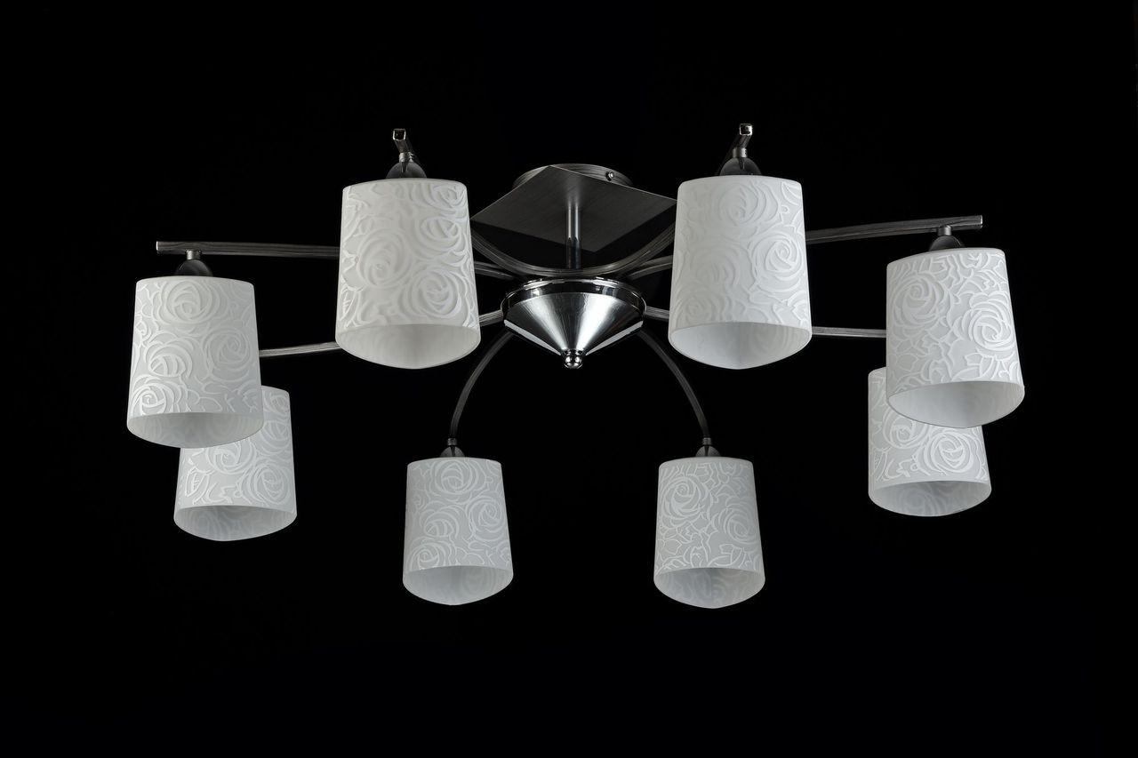 Потолочная люстра Freya Ciclo FR5117CL-08CH FREYA ДИЗАЙНЕРСКИЕ, CICLO 328366 Белый;хром  - Вид №1