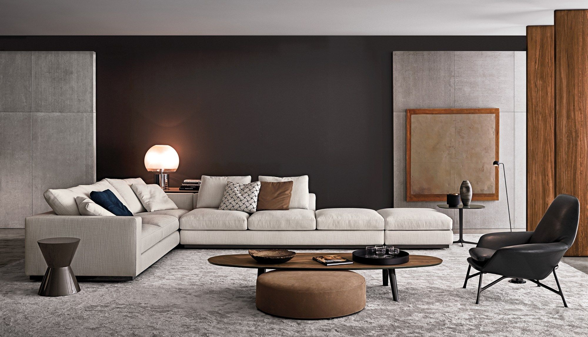 Кожаный диван Minotti Andersen System ARCH-00088984 - Вид №4