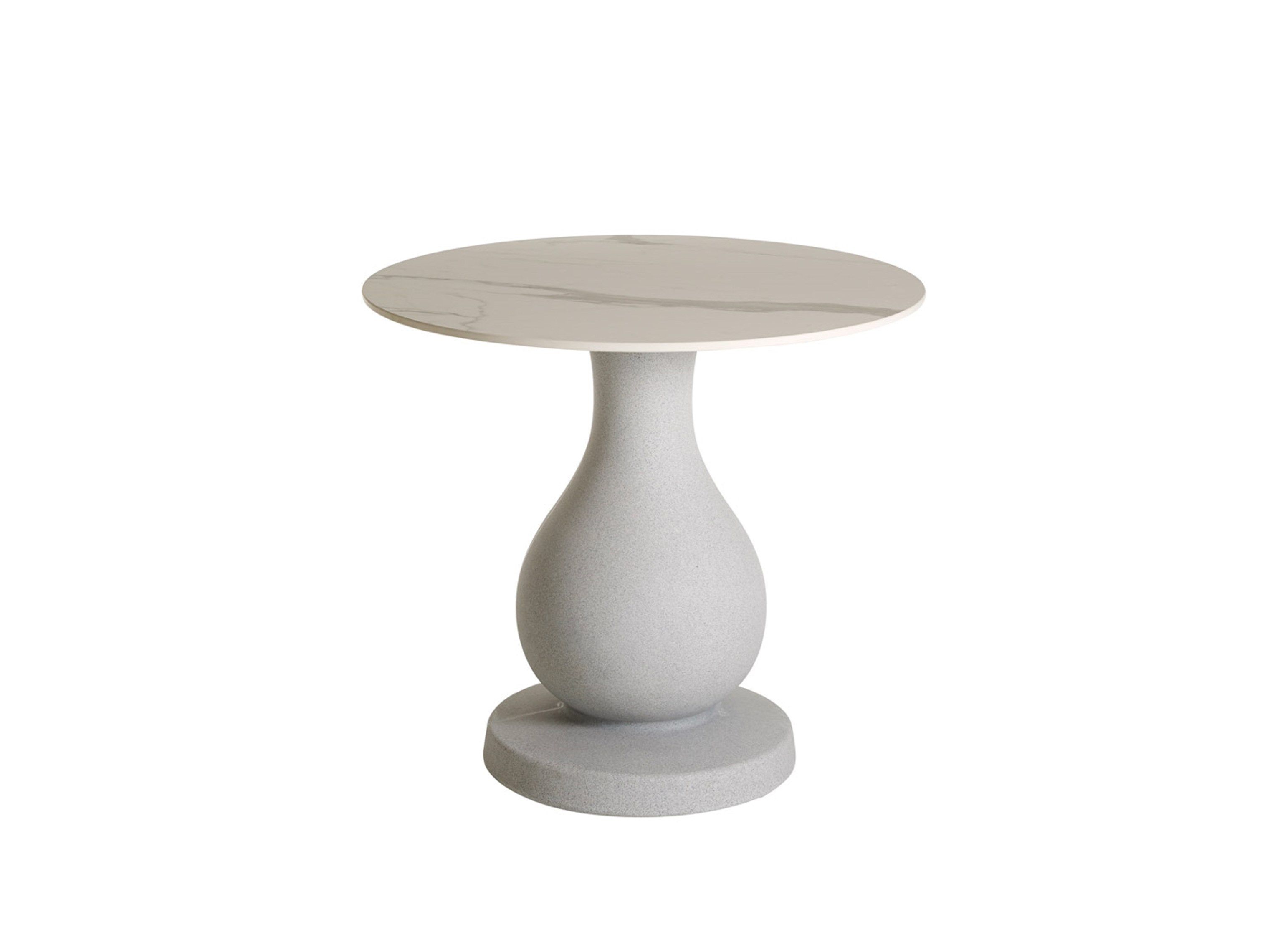 Круглый стол из полиэтилена и столешница HPL с мраморным эффектом SLIDE девятнадцатый век ARCH-00052894 - Вид №12