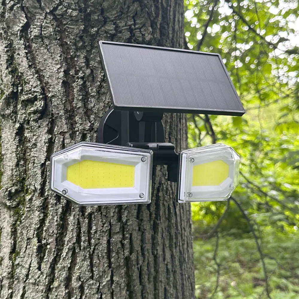 Светильник светодиодный уличный Duwi Solar LED на солнечных батареях 3 режима 25Вт 6500К 820Лм IP65 датчик движения черный STLM-2020817 - Вид №1