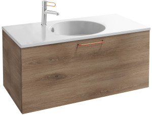 EB2513-R7-G1C Тумба под столешницу 90 см, 1 верхний ящик, хромированная ручка JACOB DELAFON ODÉON RIVE GAUCHE