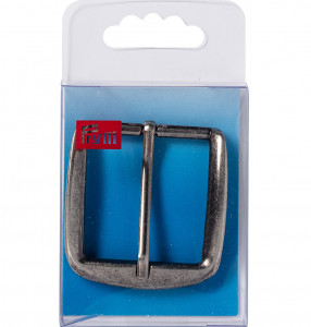 416271 Фурнитура металл Пряжка для ремня 40 мм 40 мм 1 шт в блистере сереб. матовый PRYM