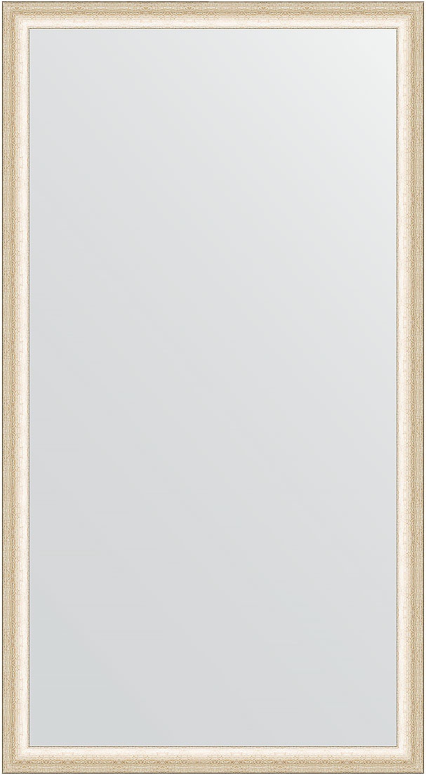 BY 0730 Зеркало в багетной раме - состаренное серебро 37 mm EVOFORM Definite