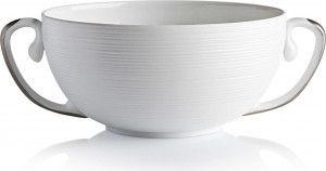 71052 JL Coquet Чашка суповая 350мл "Хемисфер" (платиновый) Фарфор