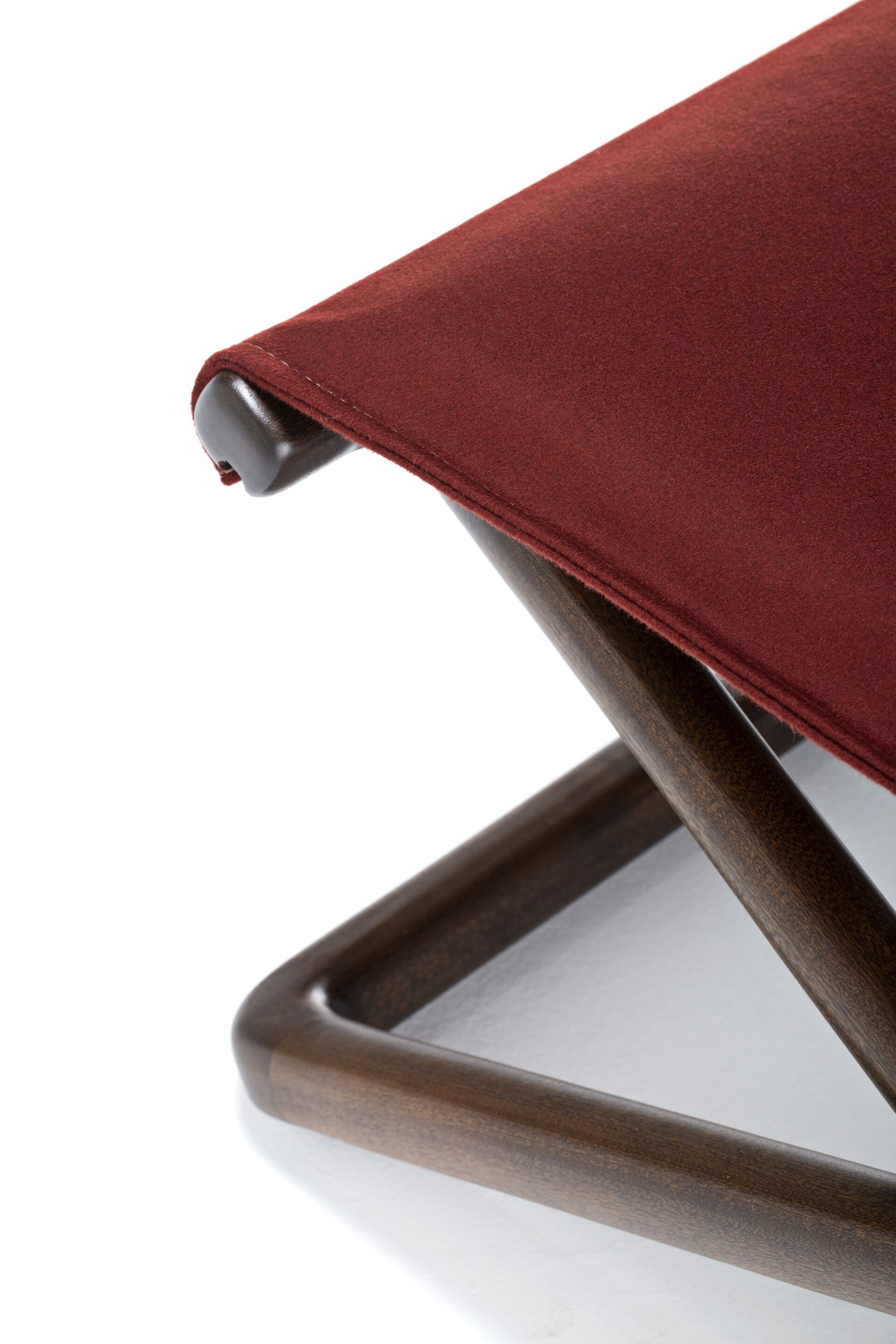 Прямоугольная Садовая подставка для ног из красного дерева и ткани Exteta Loro Piana Interiors, The Delight Chairs St. Moritz by Exteta ARCH-00106661 - Вид №13