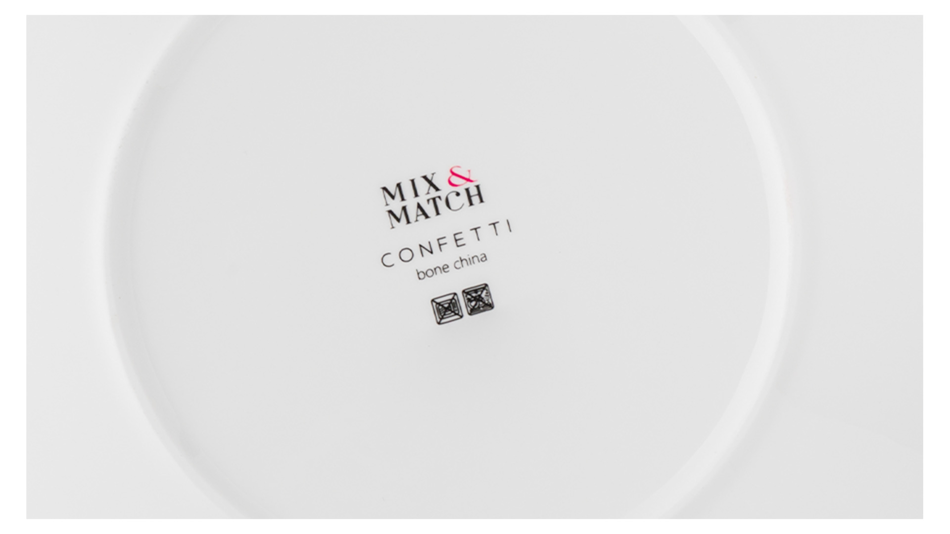 10658027 Mix&Match Тарелка закусочная углубленная Mix&Match Конфетти 21см, фарфор Фарфор костяной  - Вид №2