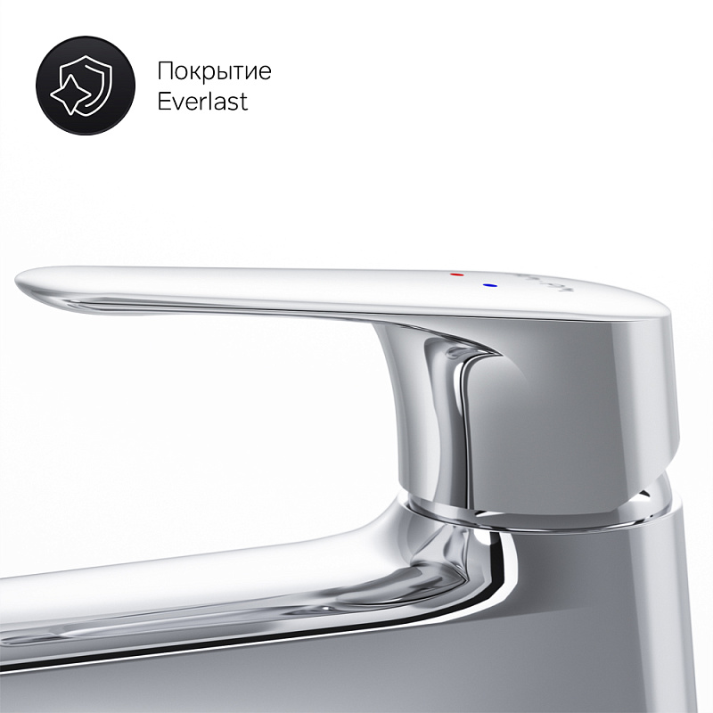 F85E02100 смеситель д/умывальника хром шт AM.PM Joy - Вид №5