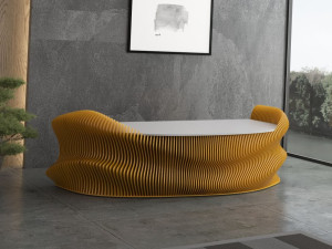 Стойка регистрации из фанеры