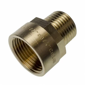 132423812 SANHA 3242 PURAFIT переходник НР-ВР, 3/8ax1/2i мм