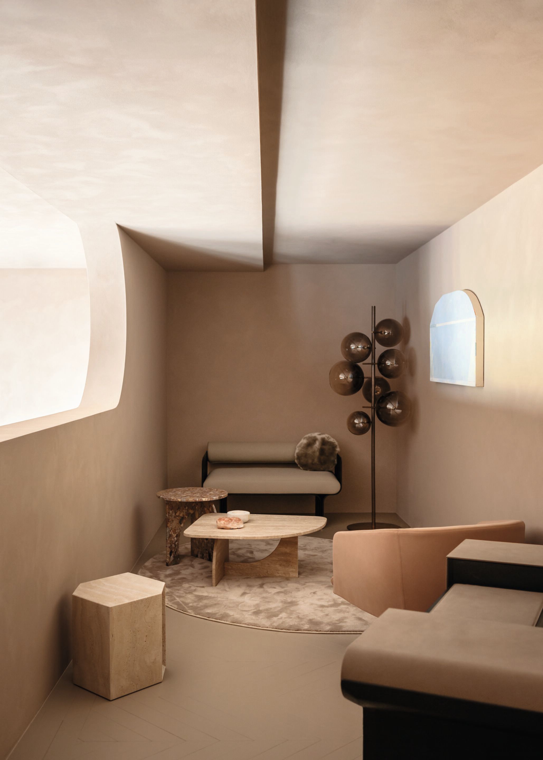 Кожаный диван Gallotti&Radice тычинки ARCH-00045294 - Вид №5