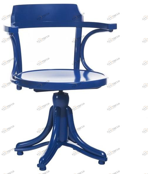 TON Вращающееся кресло из дерева с 4-мя спицами и открытой спинкой sun-id-1504918