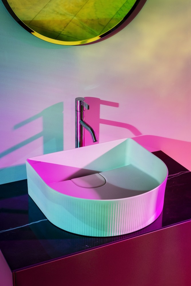 H3113360041201 Смеситель для раковины, настенный, для установки с Simibox 2-Point, фиксированный излив 175 мм LAUFEN PRO - Вид №2