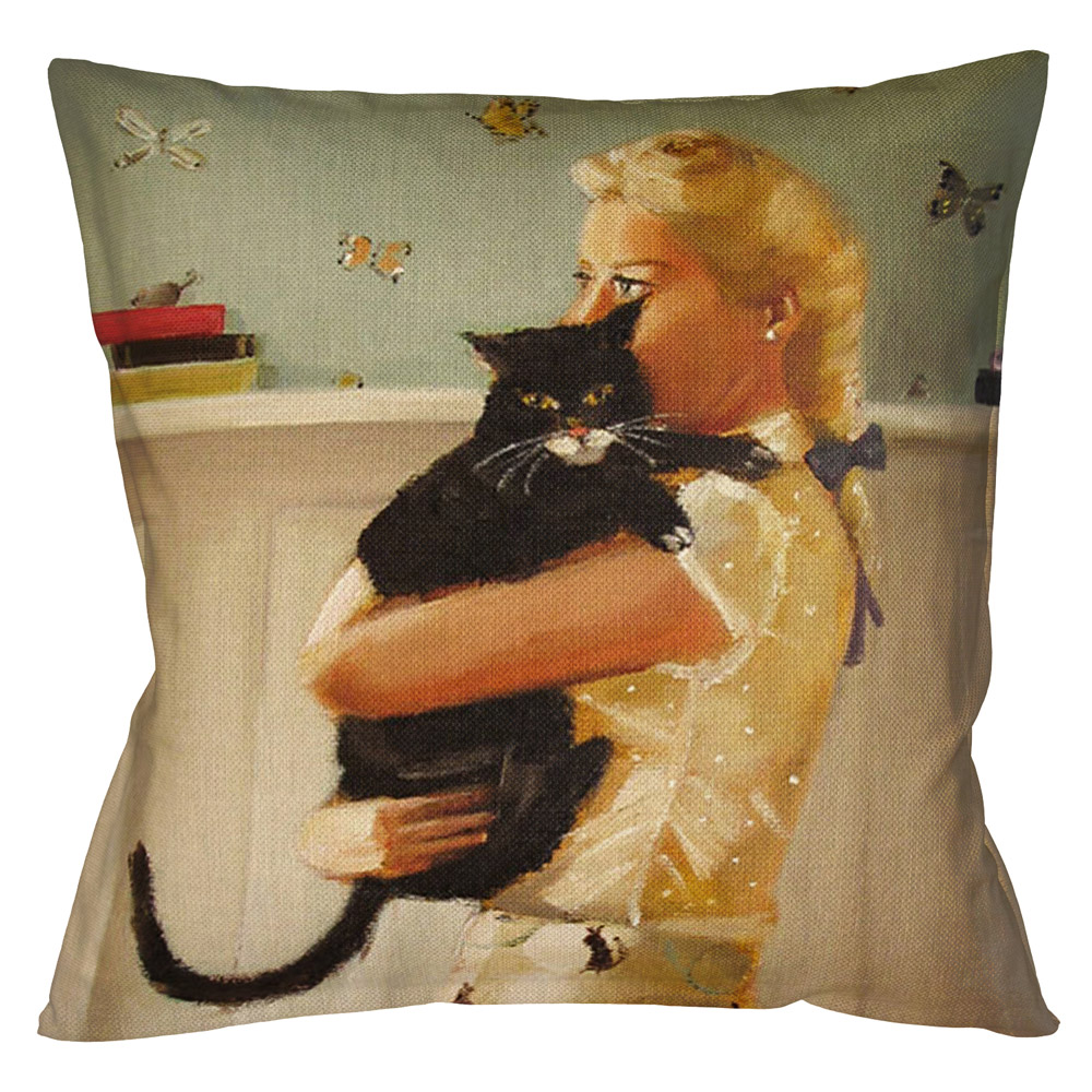 524396689 Арт-подушка «Кошки-мышки» Object Desire 
