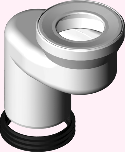 Системная техника  Аксессуары/запасные части  Принадлежности для дренажной техники  Патрубки со смещением VIEGA 484 354 Модель 8090.2 Santreyd  - Вид №2